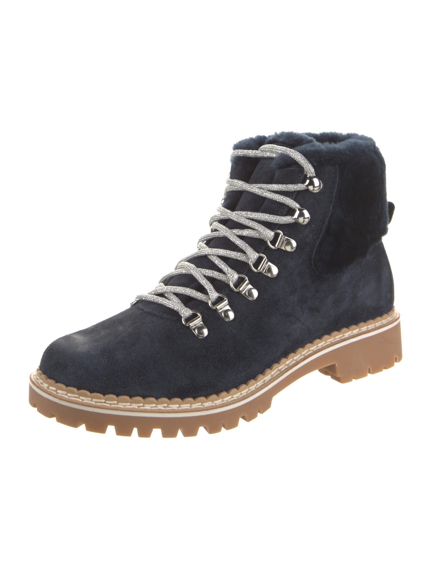 Montelliana Suede Combat Boots