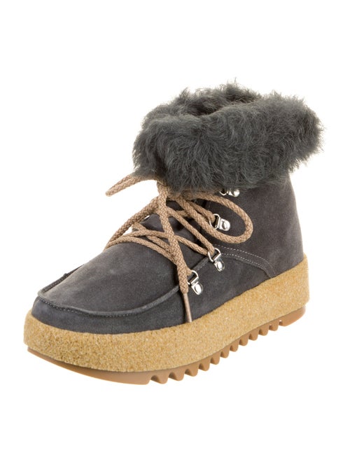 Montelliana Suede Lace-Up Boots