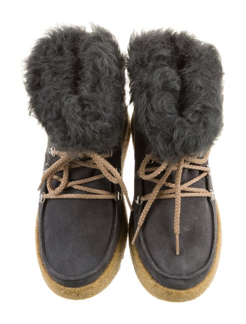 Montelliana Suede Lace-Up Boots