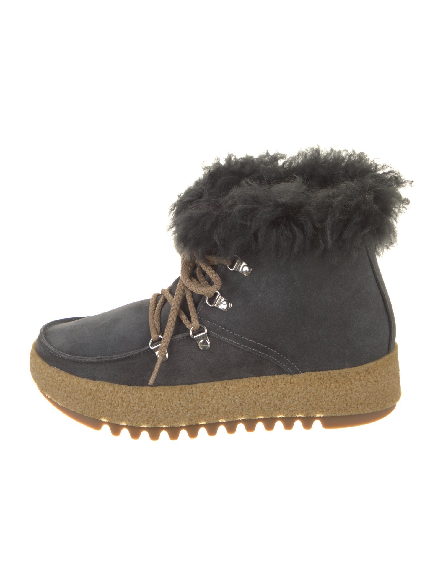 Montelliana Suede Lace-Up Boots