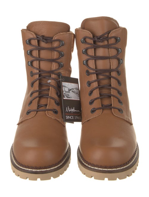 Montelliana Leather Lace-Up Boots