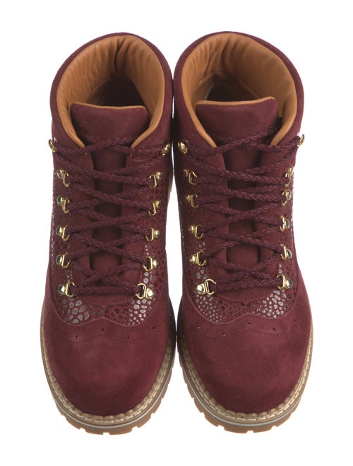 Montelliana Suede Lace-Up Boots