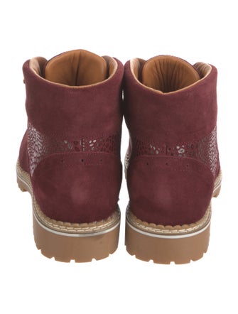 Montelliana Suede Lace-Up Boots