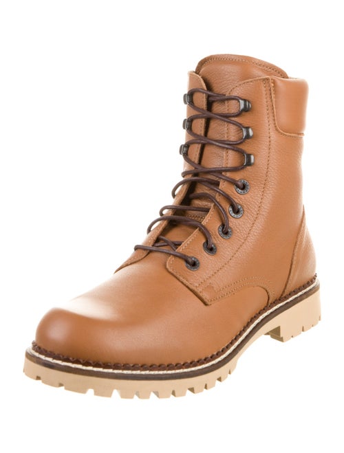 Montelliana Leather Combat Boots