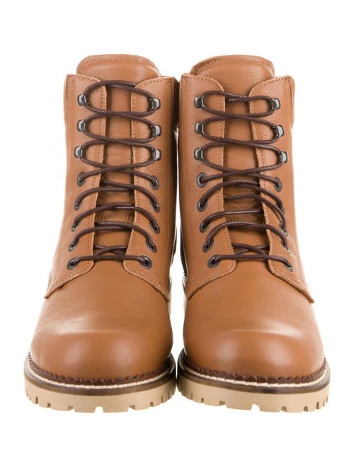 Montelliana Leather Combat Boots
