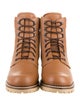 Montelliana Leather Combat Boots