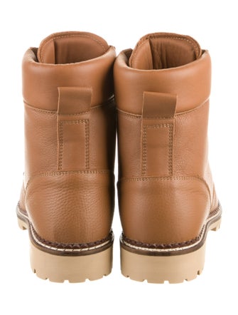 Montelliana Leather Combat Boots