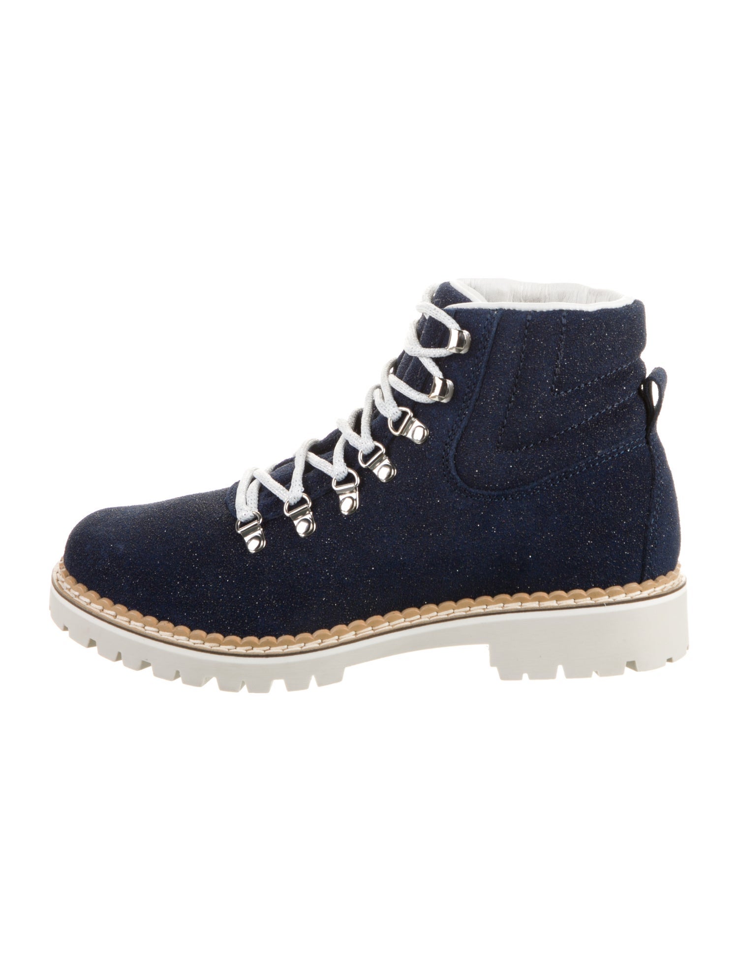 Montelliana Suede Lace-Up Boots