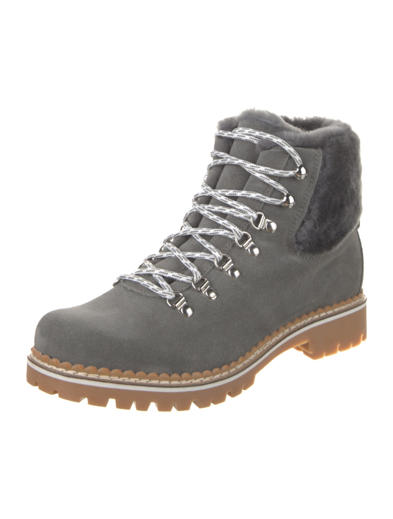 Montelliana Suede Printed Hiking Boots