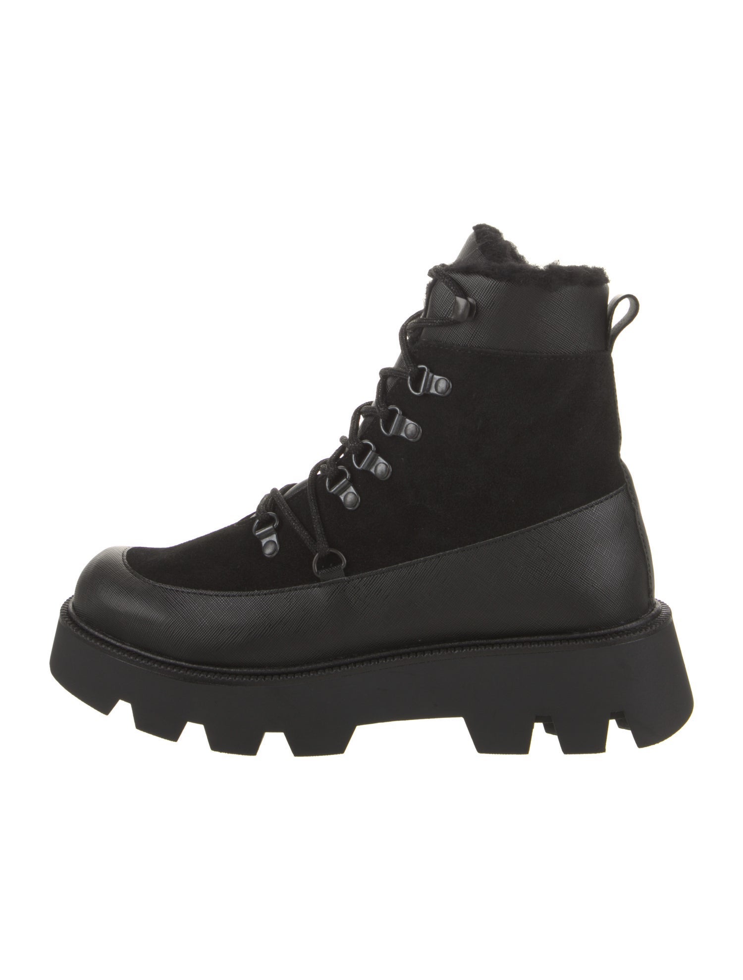 Montelliana Suede Combat Boots