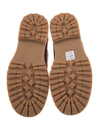 Montelliana Suede Printed Lace-Up Boots