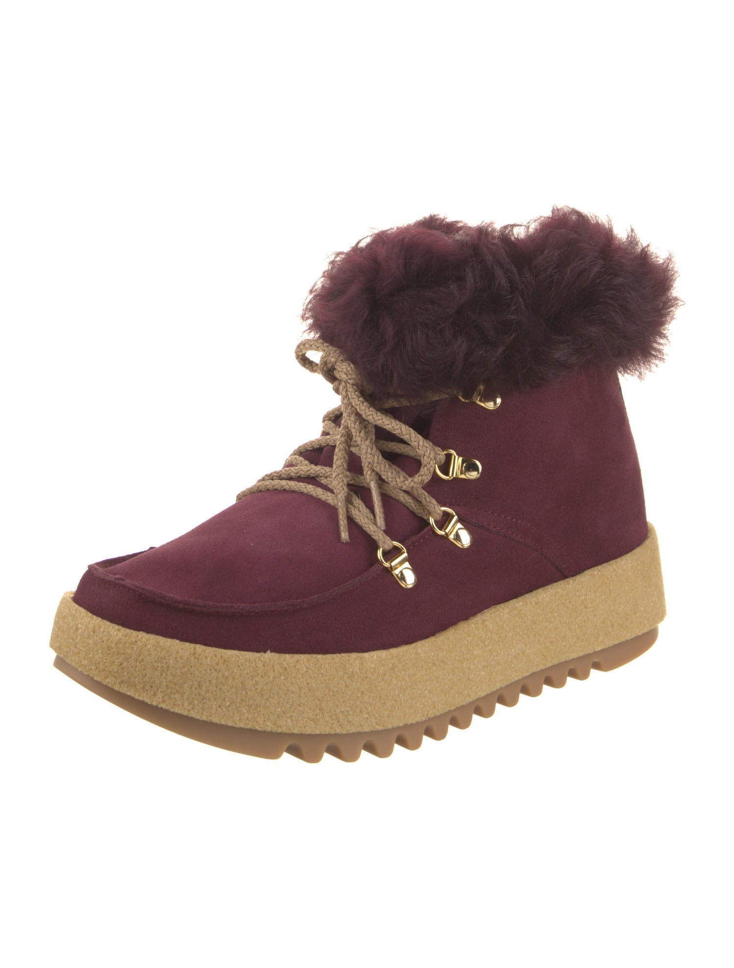 Montelliana Suede Lace-Up Boots