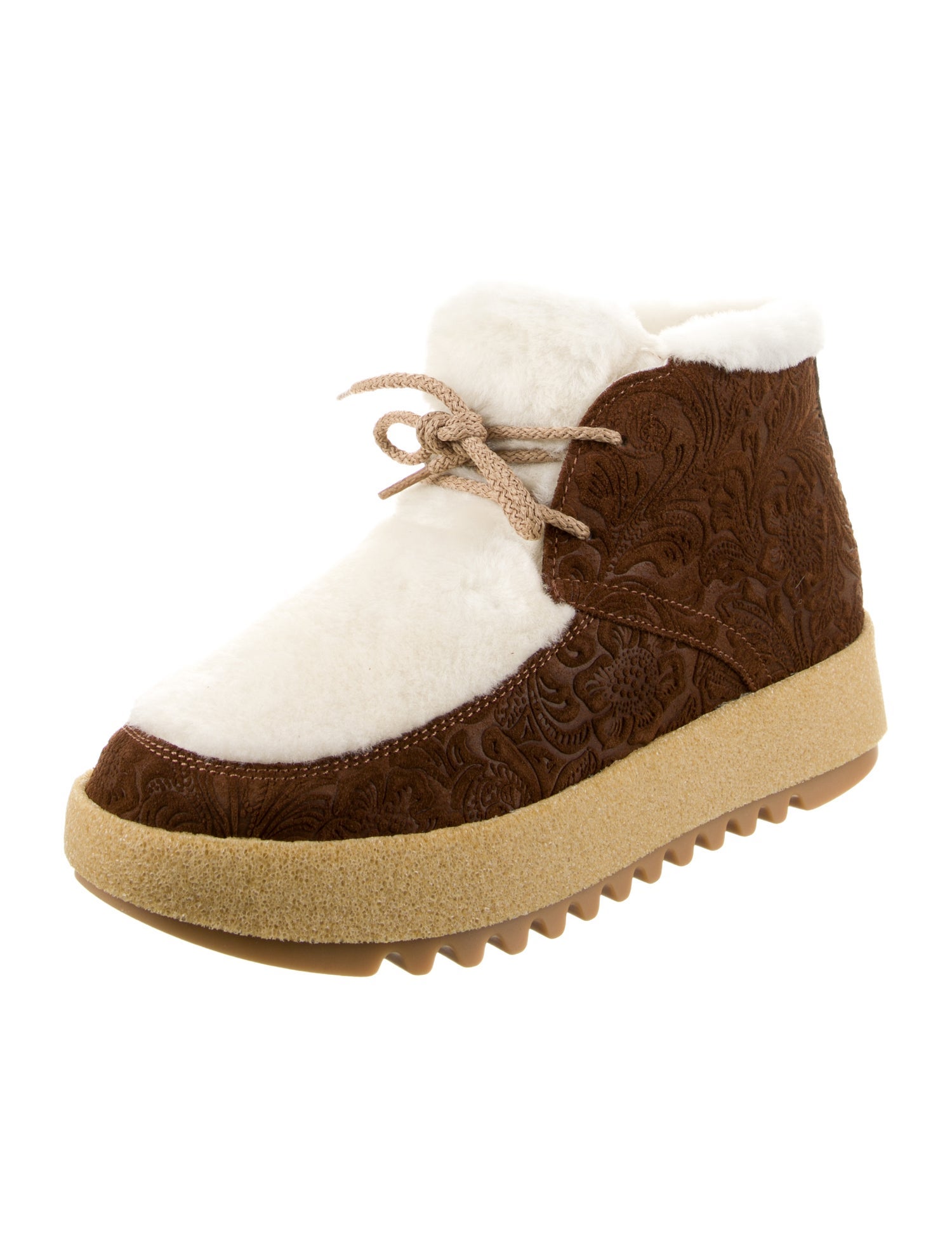 Montelliana Suede Lace-Up Boots