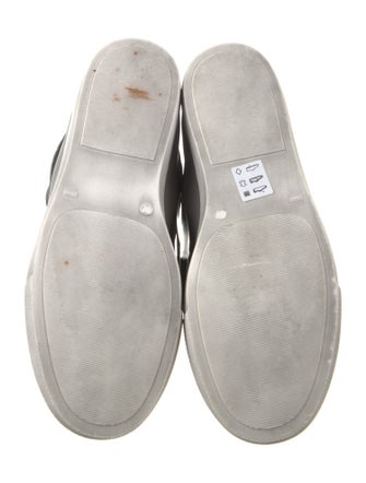 Montelliana Nylon Colorblock Pattern Lace-Up Boots