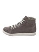Montelliana Suede Glitter Accents Sneakers