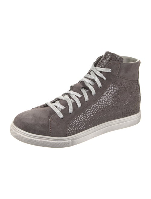 Montelliana Suede Glitter Accents Sneakers