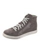 Montelliana Suede Glitter Accents Sneakers