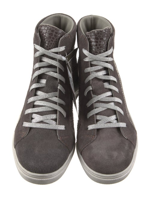 Montelliana Suede Glitter Accents Sneakers