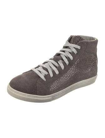 Montelliana Suede Glitter Accents Sneakers