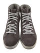 Montelliana Suede Glitter Accents Sneakers