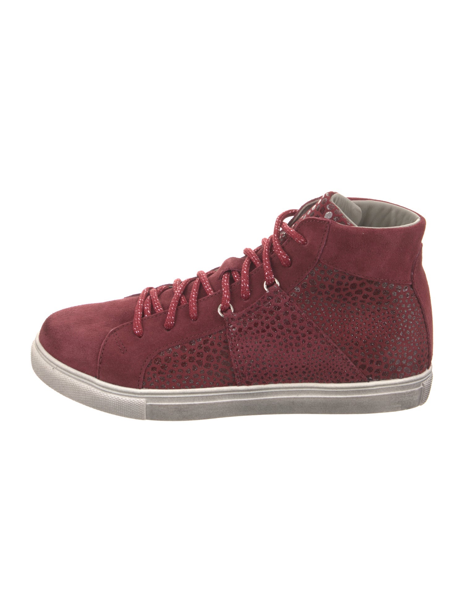 Montelliana Suede Glitter Accents Sneakers