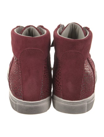 Montelliana Suede Glitter Accents Sneakers