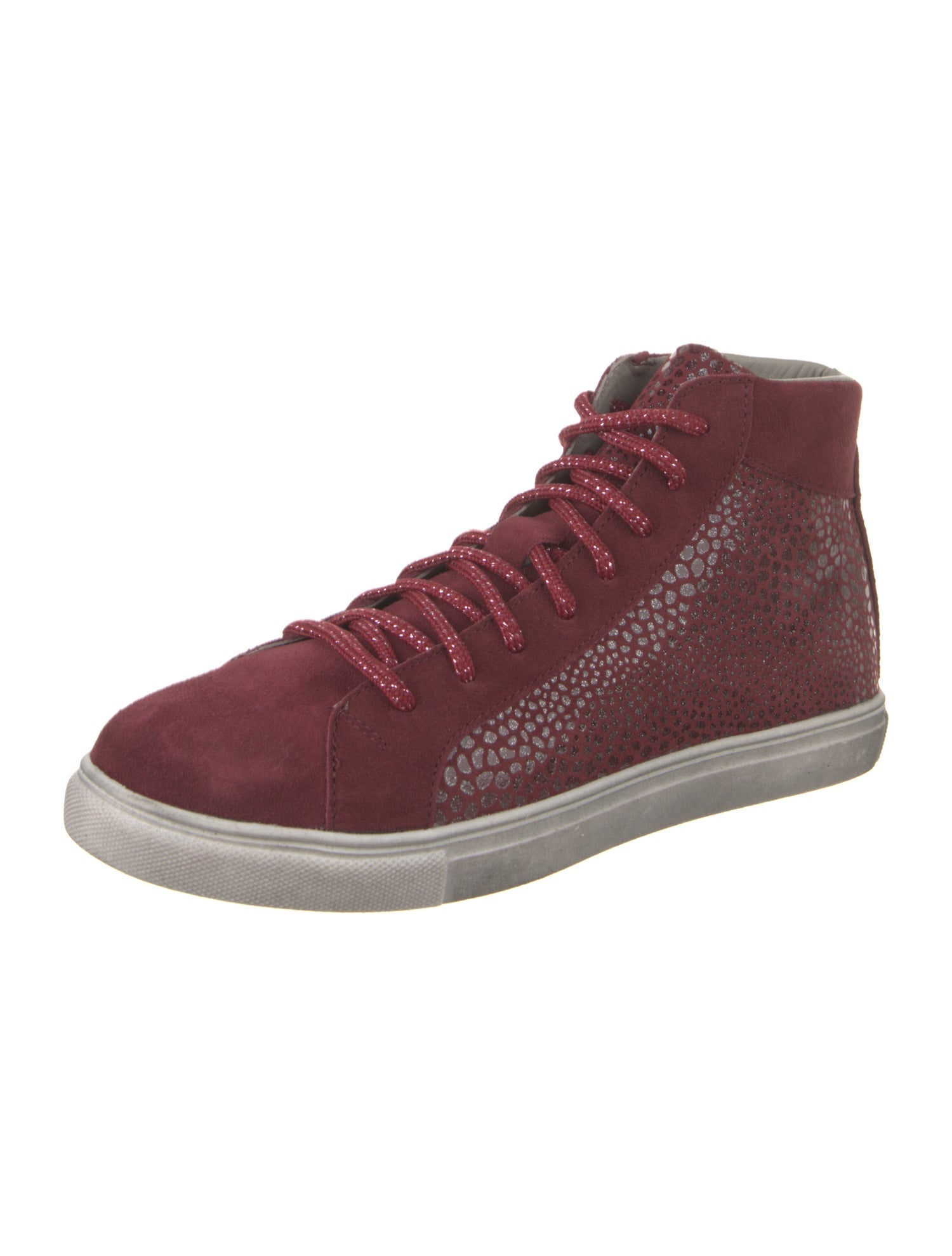 Montelliana Suede Glitter Accents Sneakers