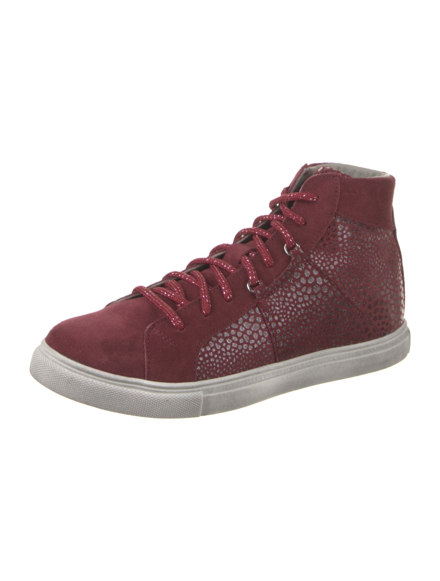 Montelliana Suede Glitter Accents Sneakers