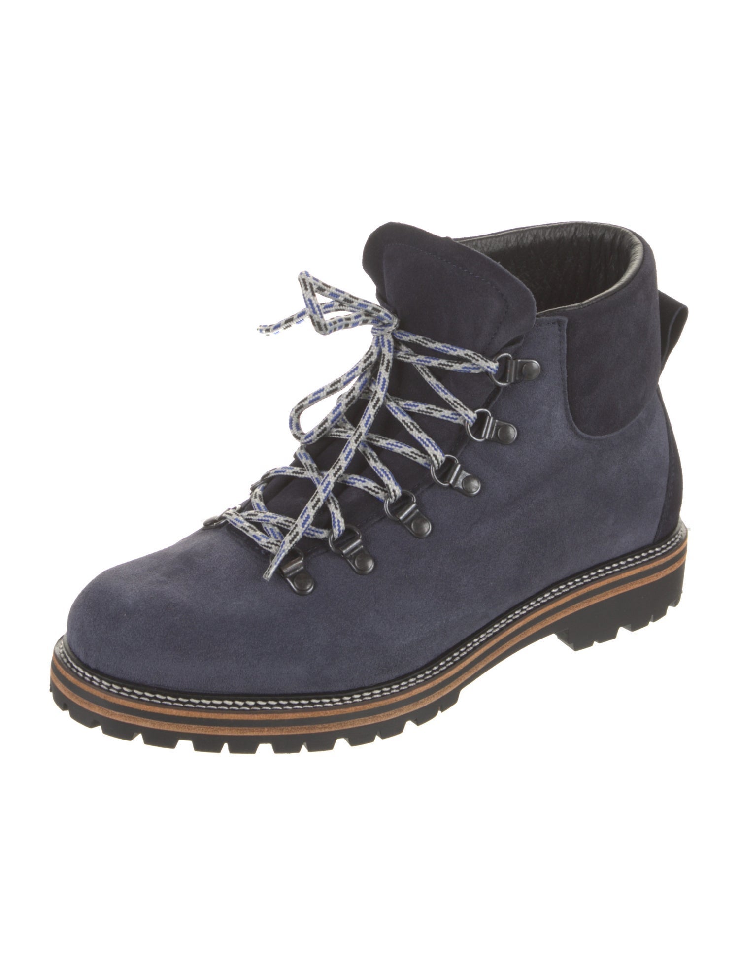 Montelliana Suede Combat Boots