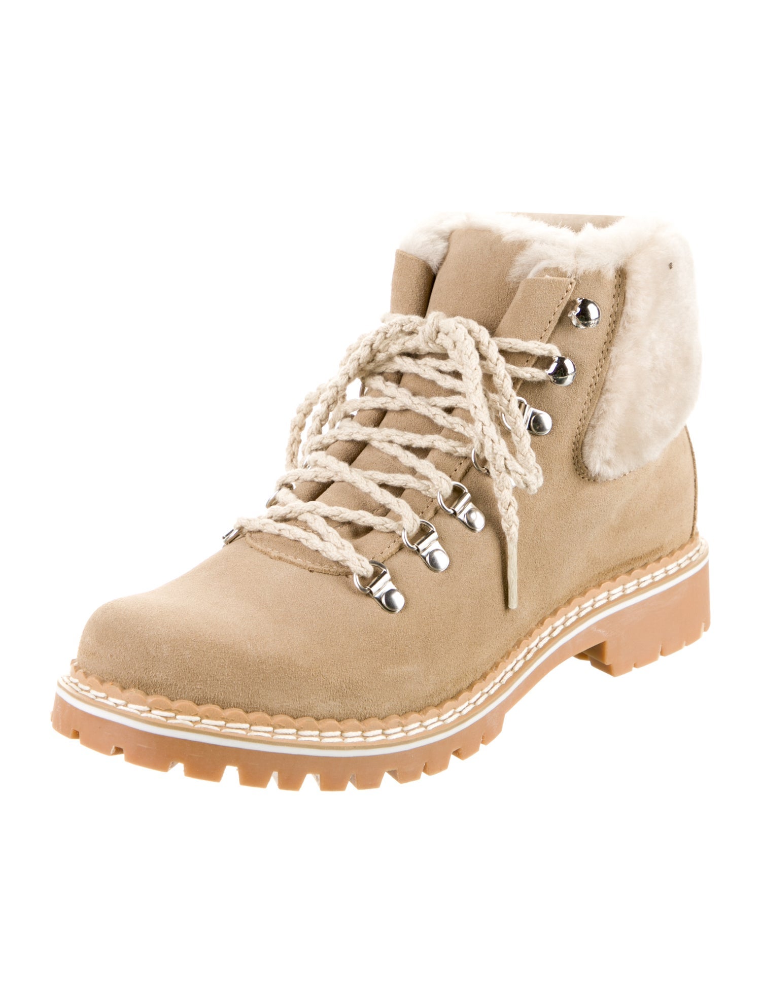 Montelliana Suede Lace-Up Boots