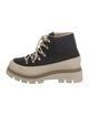 Montelliana Colorblock Pattern Combat Boots