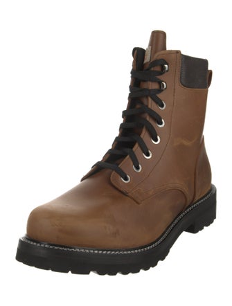 Montelliana Leather Lace-Up Boots