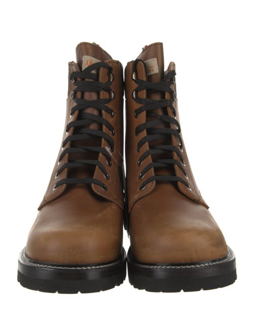 Montelliana Leather Lace-Up Boots