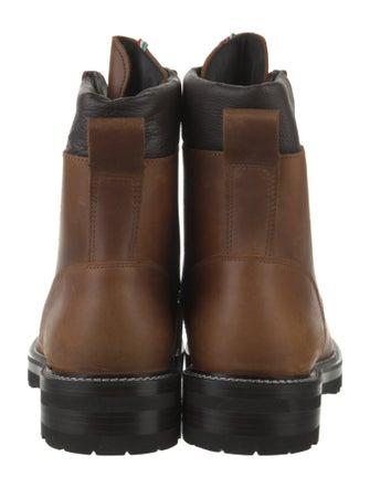 Montelliana Leather Lace-Up Boots