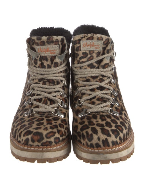 Montelliana Ponyhair Printed Hiking Boots