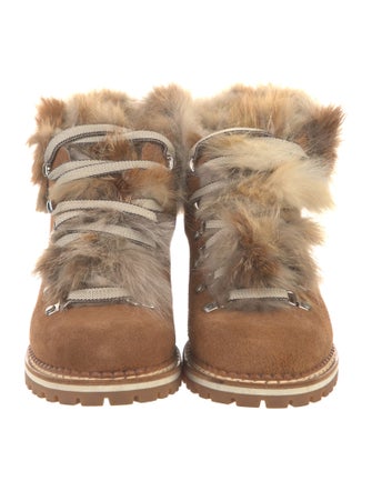 Montelliana Suede Lace-Up Boots