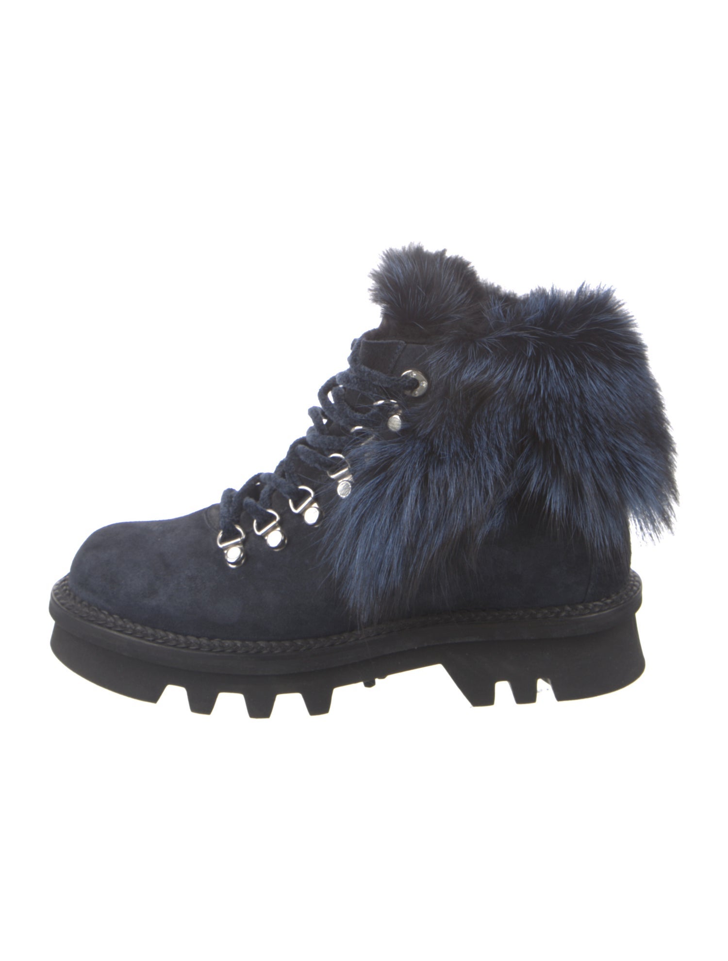 Montelliana Suede Combat Boots