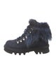 Montelliana Suede Combat Boots