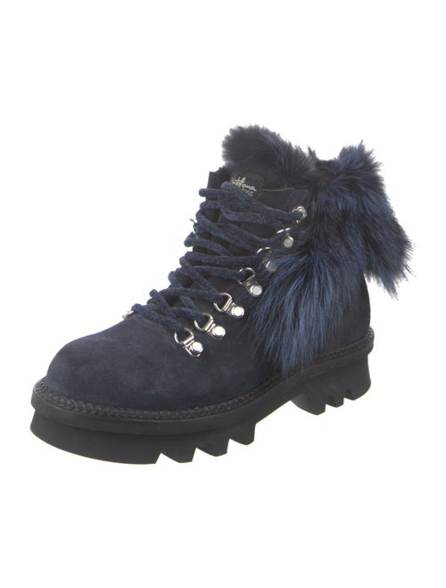 Montelliana Suede Combat Boots