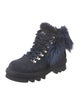 Montelliana Suede Combat Boots