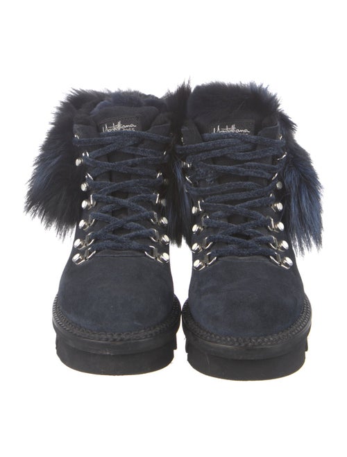 Montelliana Suede Combat Boots