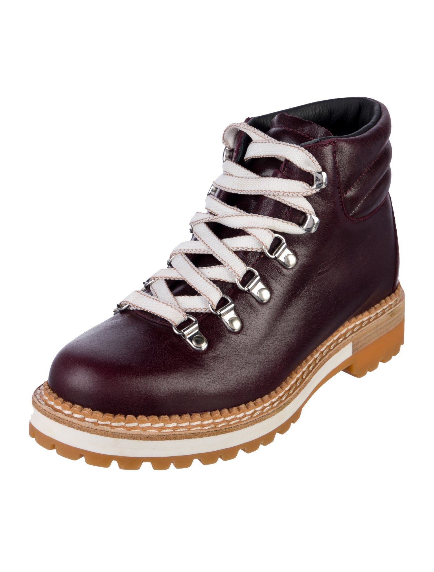 Montelliana Leather Lace-Up Boots