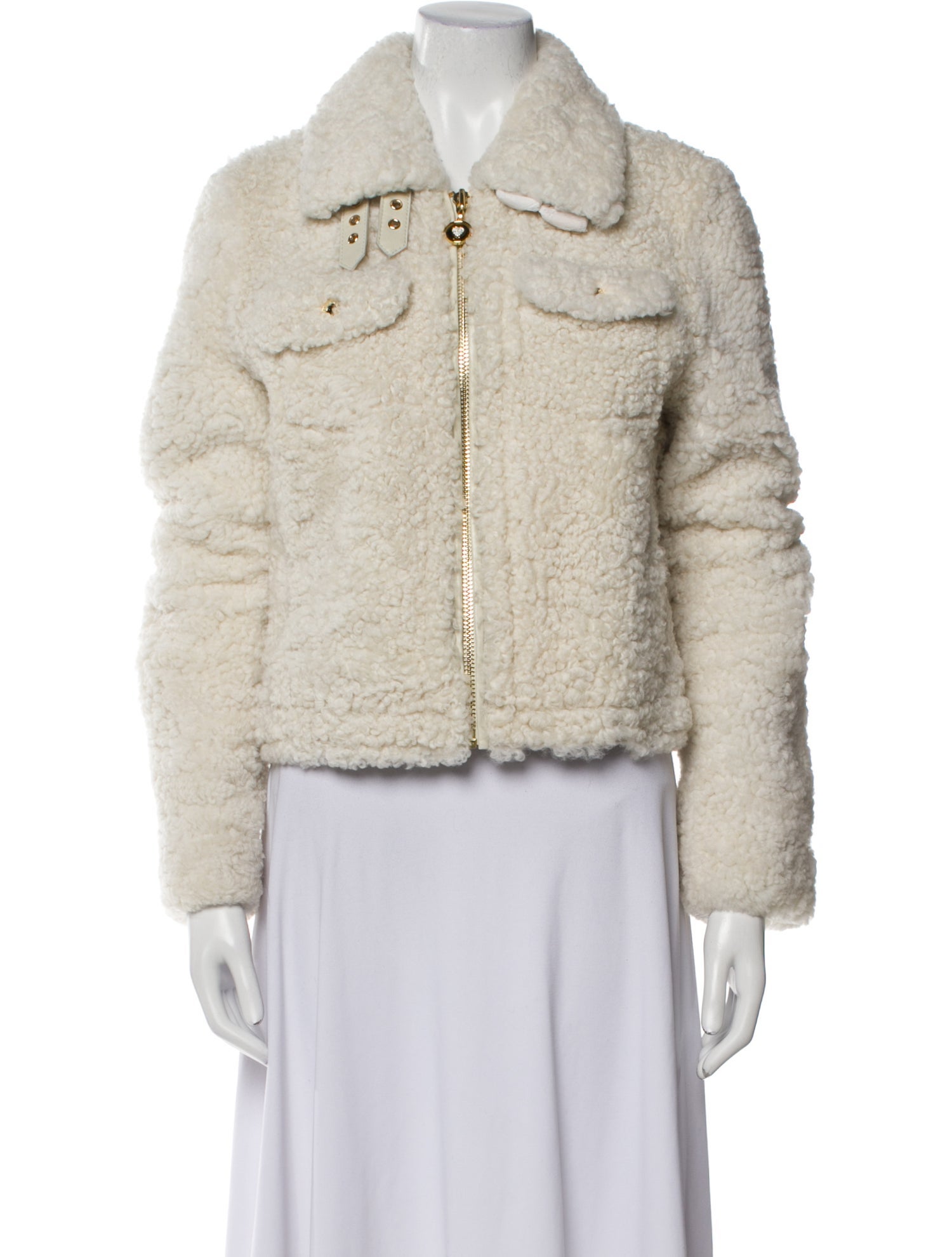 Moose Knuckles x Jennifer Meyer Eel Skin Faux Fur Coat