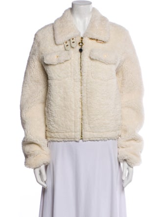 Moose Knuckles x Jennifer Meyer Lamb Leather Faux Fur Jacket