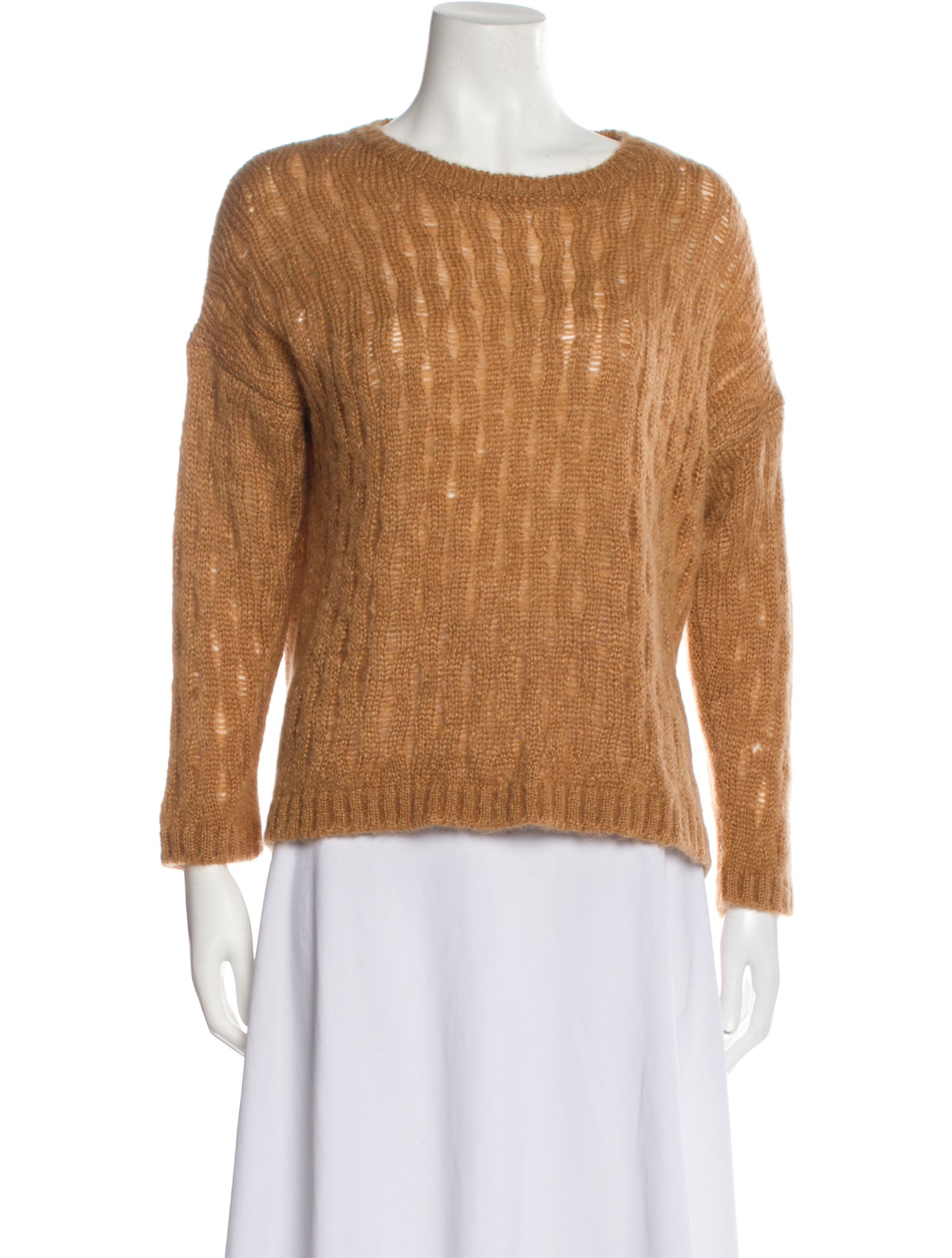 Purotatto Kid Mohair Scoop Neck Sweater