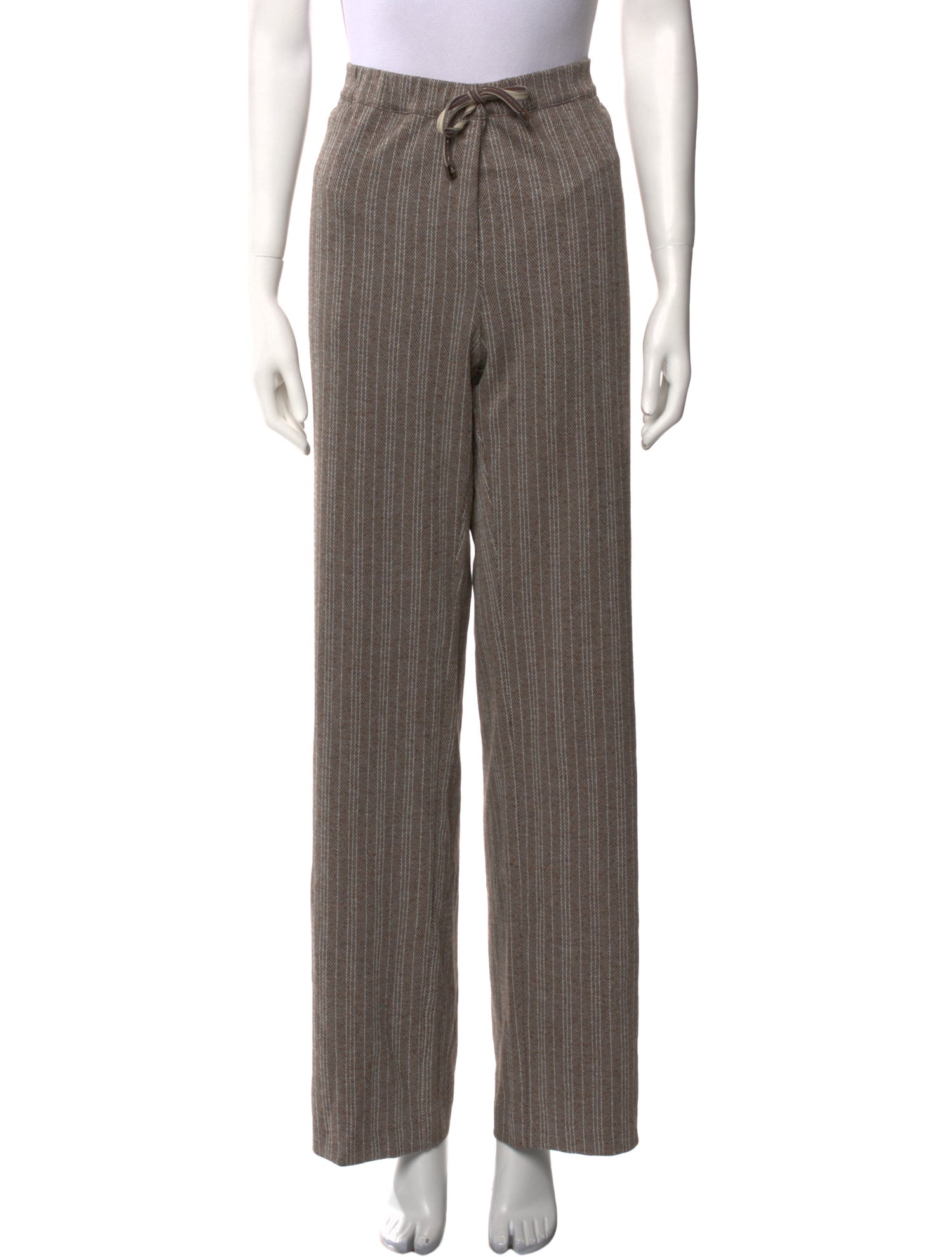 Purotatto Striped Wide Leg Pants