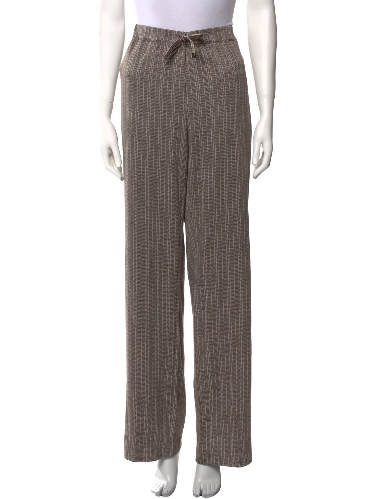 Purotatto Striped Wide Leg Pants