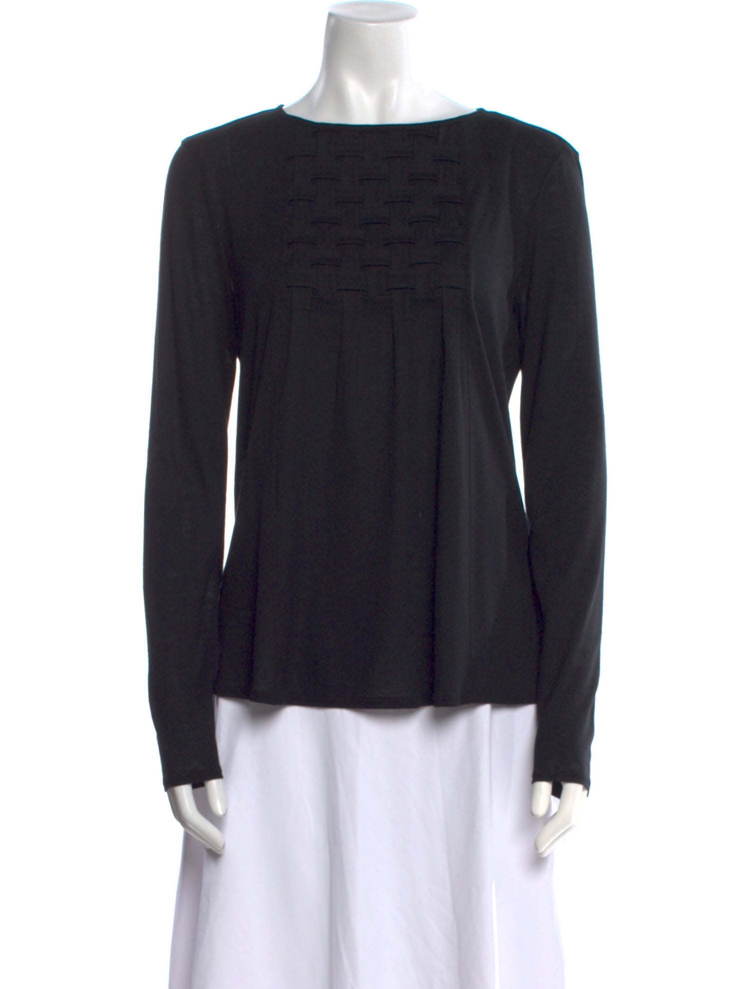 Purotatto Cashmere Bateau Neckline Top