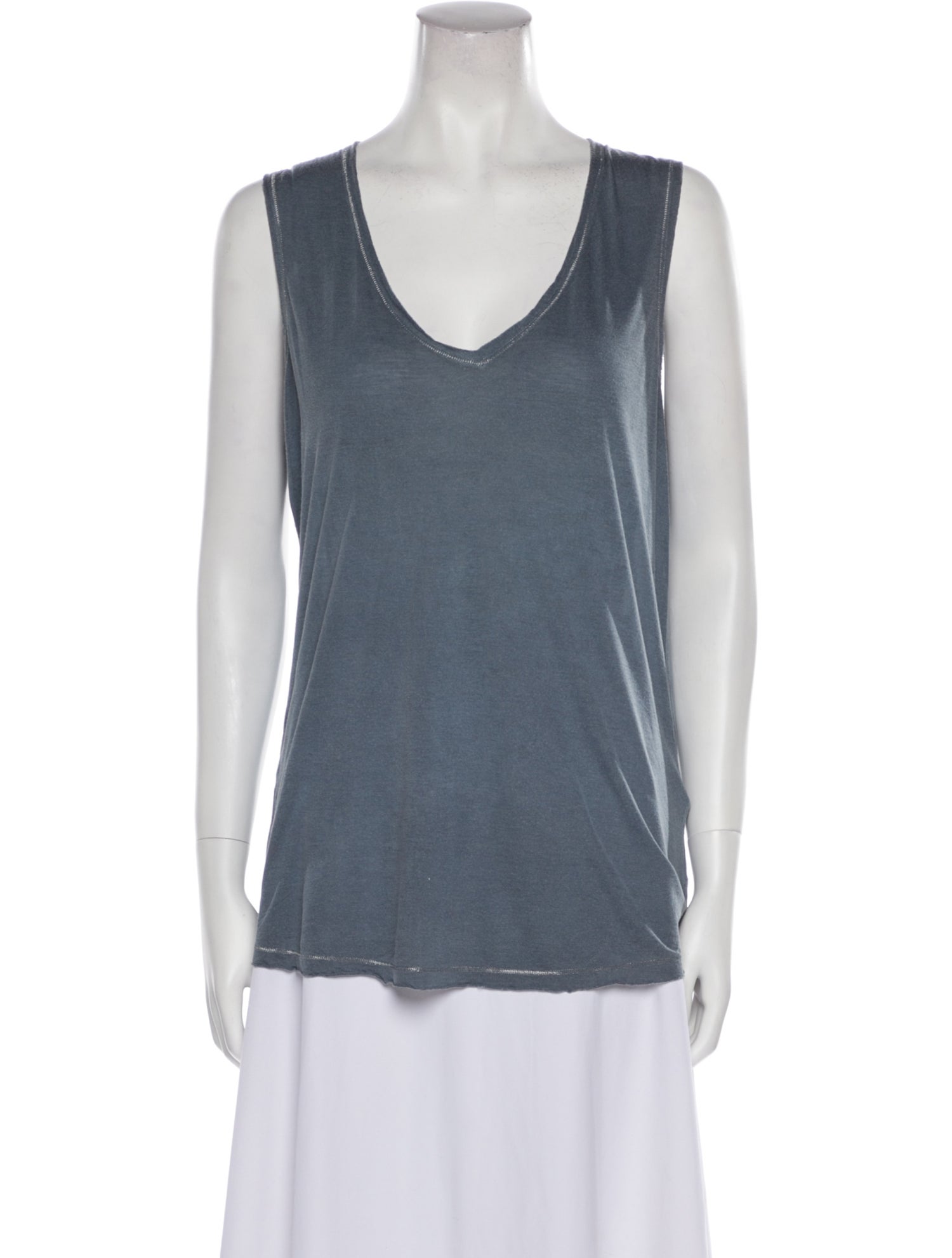 Purotatto Scoop Neck Sleeveless Top