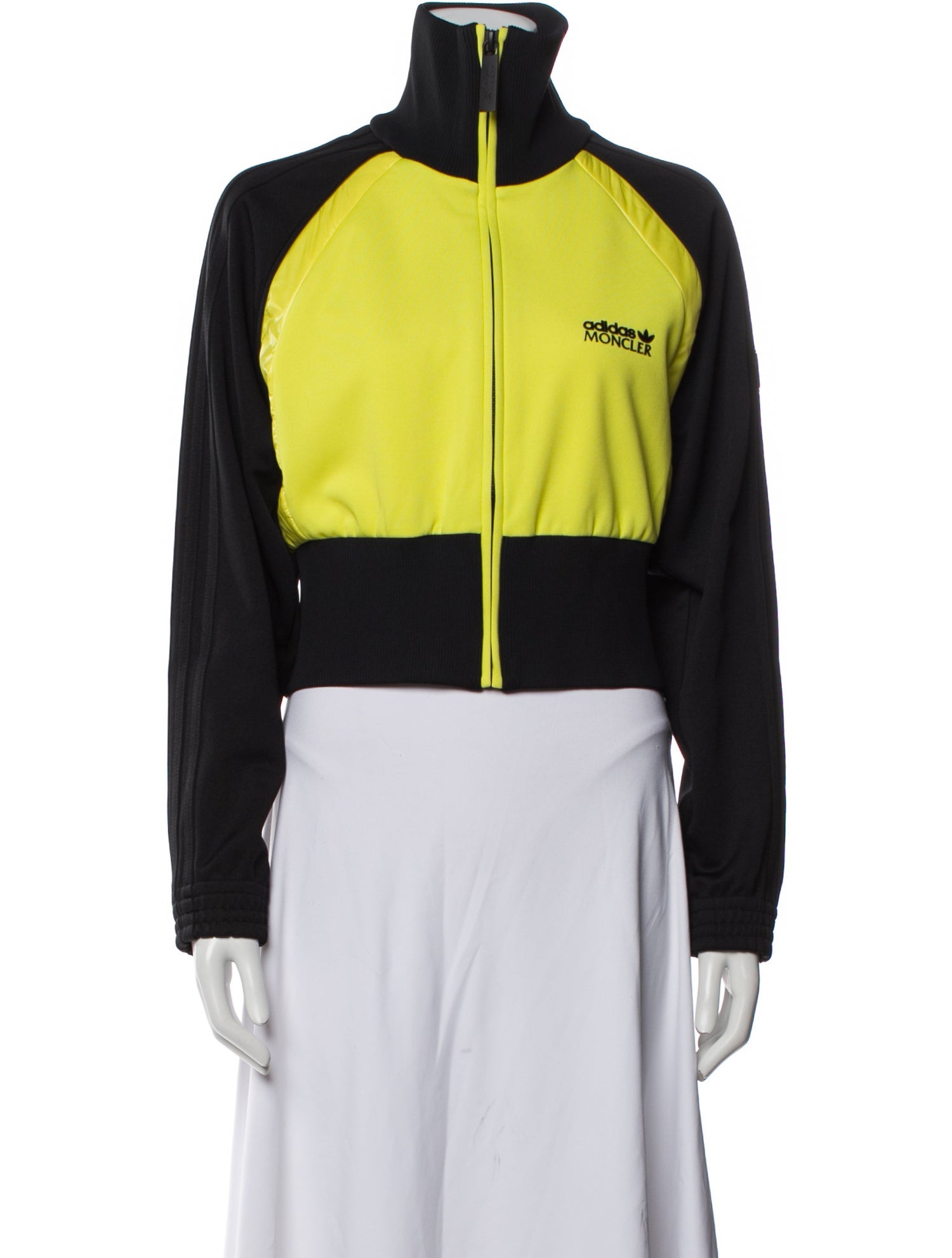 Moncler X Adidas Colorblock Pattern Bomber Jacket w/ Tags